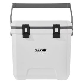 VEVOR Portable Cooler, 38 QT Hard Cooler with Ice Retention, Heavy-Duty Handles and Cup Holder, Lightweight Rigid Material Insulated Portable Coo