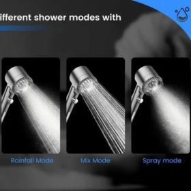 Advanced Filtration Shower System - Turbo Pressure Flow, 5-Layer Filter & Switch Control For Home & Pet Use (Option: Normal9piecesetwith5filters)