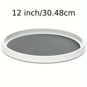 1pc Non-Skid Lazy Susan Organizers; Turntable Rack For Cabinet; Pantry Organization And Storage; Kitchen; Fridge; Spice Rack; Home Kitchen Suppli (capacity: 12 Inch)